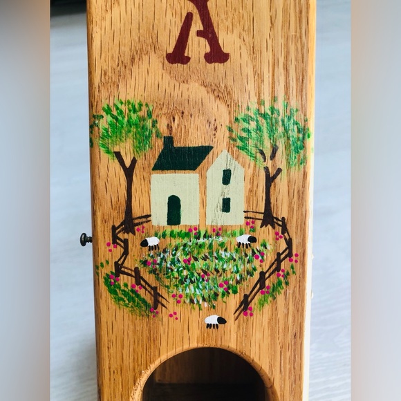 Farmhouse Country Home Design with Sheep Hand Painted Tea Bag Holder - Picture 10 of 10